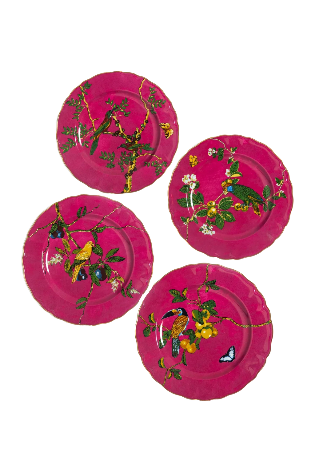 Elegant & Unique Tableware 4-Piece Dinner Plate Set