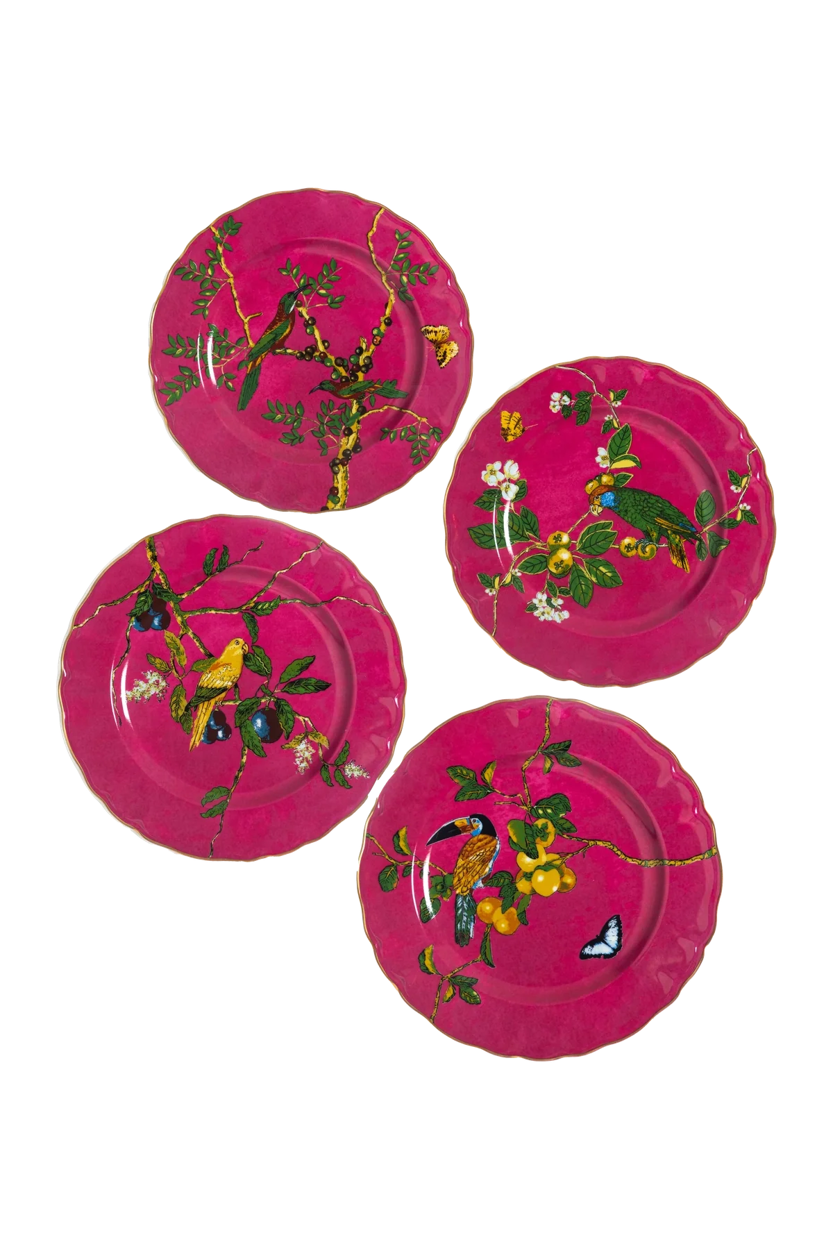 Elegant & Unique Tableware 4-Piece Dinner Plate Set
